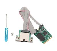 M.2 Network Card 2.5G 1000 100Mbps Ethernet Adapter, Supports 7, 8, 10, 11, for Linux with High Speed Transmission for Desktop, Workstation, Server