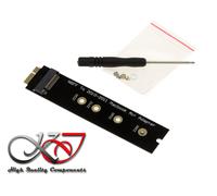KALEA-INFORMATIQUE M2 to MAC 2010 and 2011 adapter for mounting an M.2 SSD in place of the original 6+12-pin SSD on a Mac. Long version, with tools
