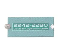 M.2 NGFF NVME SSD Length Extend Adapter Bracket Card Plate, PCB Material M.2 Extension Rack, Support NVME M.2 2242 Extend to 2280, Easy Installation