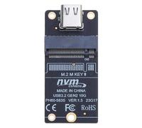 M.2 NVMe Hard Disk Enclosure Adapter Card JMS583 10Gbps To Type-C USB3.1 Gen2 1000Mb/-s SSD Fast Converter