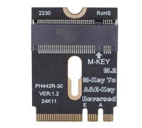 M.2 NVme SSD Convert Adapter,M.2 NGFF M-Key SSD Convert Card,Supports 2230 2240 2260 2280 M.2 Card Sizes,NVme Protocol SSD,Easy Installation