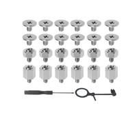 M.2 NVMe SSD Mounting Screws Set, Mounting Kit with Screwdriver for Desktop and Laptop, Compatible with Asus Motherboards