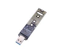 M.2 NVME USB 3.1 Adapter, M-Key M.2 NVME to USB Card Reader USB 3.1 Gen 2 Bridge Chip with 10 Gbps High Performance, Compatible with Samsung 950/960/970 Evo/Pro or Other M.2 SSDs with PCI-E Type