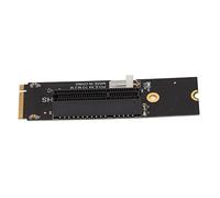 M.2 PCIE Adapter NGFF/M.2 to PCIE X4 Riser Card with LED Indicators, Plug and Play for Bitcoin Miner Mining