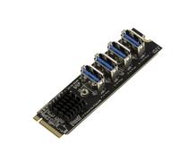 M.2 Replication Card (M2 NGFF PCIe M Key) USB 3.0 For Bitcoin Mining