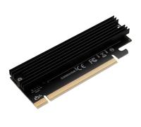 M.2 SSD NVMe to PCIe Adapter Supports 3.0 X16 Card (EC-PCIE) M.2 NVMe to PCI-E Converter with Aluminum Heatsink and Thermal Pad for 2280/2260/2242/2230 (M Key) NVMe SSD