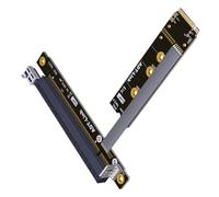 M.2 to PCIe Extender Cables, Model R13SC-WK 4.0, Copper PCI-Express Riser Adapter with Cooling, Versatile Extension Card for Improved Device Flexibility and Workflow Efficiency