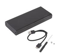 M.2 to USB3.0 Enclosure Adapter Case, External SSD Enclosure for 30x30mm 50x30mm M.2 SSD, Aluminum Alloy Shell with LED Light, 6Gbps High - Speed Data Transfer for Laptop