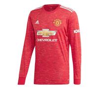 (M) 2020-2021 Man Utd Adidas Home Long Sleeve Shirt