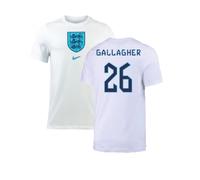 (M) 2022-2023 England Crest Tee (White) (Gallagher 26)