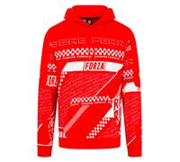 (M) 2023 Ferrari Graphic Hoody (Red)