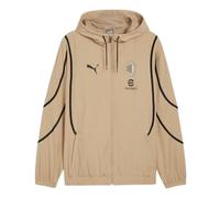 (M) 2024-2025 AC Milan Prematch Woven Jacket (Tan)