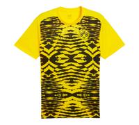 Puma Mens Borussia Dortmund Pre Match Shirt 2024 2025 Adults Yellow M