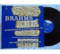 M 2208 Brahms Symphony 2 Zurich Tonhalle Josef Krips vinyl LP