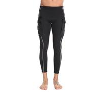 M, 3 mm neoprene diving trousers for men, long neoprene trousers with pocket, keeps you warm when surfing, kayaking, swimming and diving