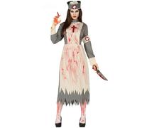 (M (38-40)) Retro zombie nurse costume for women