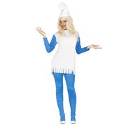 (M (38-40)) Women's blue dwarf dress costume