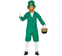 (M (48-50)) Men's green leprechaun costume