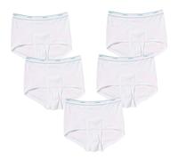 (M) 5Pk Bonds Men Extra Support Brief Boxer Short Undies Underwear M810 White Bulk