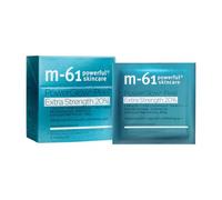 M-61 PowerGlow Peel Extra Strength 20% - 8 Treatment - 1 minute, 1 step advanced 20% glycolic overnight exfoliating glow peel