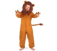 (M 7-9 years (120-130 cm)) Children's polar effect lion costume