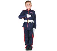 (M 7-9 years (120-130 cm)) Child's soldier costume