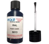 M.A.D MYLDAN AUTO DESIGN Car Touch Up Paint Compatible with RAL 5013 COBALT BLUE - 20ml Precision Scratch Repair Kit with Needle & Brush - UK Mixed Automotive Paint Pen for Exact Colour Match