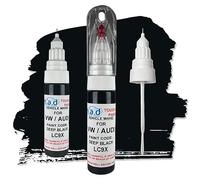 M.A.D MYLDAN AUTO DESIGN Car Touch Up Paint Pen Compatible with VW DEEP BLACK LC9X PASSAT POLO BEETLE - 20ml Precision Scratch Repair Kit with Needle & Brush - UK Mixed Automotive (PAINT ONLY)