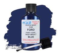 M.A.D MYLDAN AUTO DESIGN M.A.D FORD DEEP IMPACT BLUE PAINT TOUCH UP KIT SCRATCH REPAIR FIESTA FOCUS (30 Milliliters, PAINT & LACQUER)