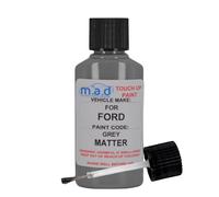 M.A.D MYLDAN AUTO DESIGN Touch Up Paint Compatible with FORD GREY MATTER FIESTA FOCUS KUGA - 30ml Kit, Gloss Finish with Built-in Brush - Made with Helios Paint (JUST PAINT)