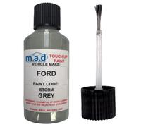 M.A.D MYLDAN AUTO DESIGN Touch Up Paint Compatible with FORD ST200 STORM GREY FIESTA ST - 30ml Kit, Gloss Finish with Built-in Brush - Made with Helios Paint