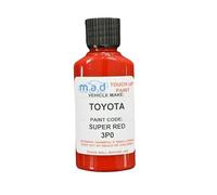 M.A.D MYLDAN AUTO DESIGN TOUCH UP PAINT FOR TOYOTA SUPER RED 3P0 PAINT TOUCH UP KIT 30ML SCRATCH CHIP BRUSH SCRATCH