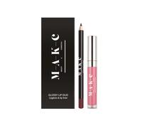 M - A - K - C Beauty & Cosmetics 2025 Ultra Sexy Lip Gloss and Lip Liner Kit, Long Lasting Glossy Lips and fine Tuned Liners (No12 All Skin, One Size)