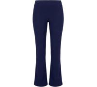 M&A PEAKS Ladies Elasticated Waist Bootcut Work Trousers, Stretch Pull On Pants for Women High Rise Office Uniform Smart Formal Yoga Comfort Workwear Dailywear Nurse Trousers, Navy (Pack of 1) - 20