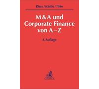 M&A und Corporate Finance von A-Z