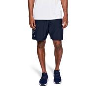 (M, Academy/Steel) Under Armour 2021 Mens Woven Graphic Lightweight Breathable Wicking Shorts