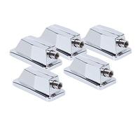 M Accessories, 5Pcs Snare Lug Claw Hook Rectangular Plated Accessories, Fine Workmanship, Mounts, Pearl Drums Bass Replacement Parts Lugs Plated, Hook, Stable, Strong, Good