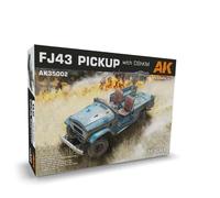 AK Interactive FJ43 Pickup 1:35 Scale Plastic Model Kit Truck Car