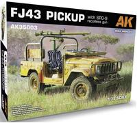 AK Interactive 35003 FJ43 Pickup w/SPG-9 Recoilless Gun 1:35 Plastic Model Kit
