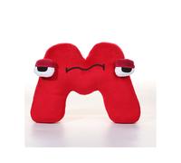 (M) Alphabet Lore Plush Toy Doll Kawaii English Letter