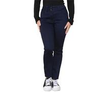 M and Co Womens Lift & Shape Skinny Slim Denim Jeans Dark Navy 14 Short