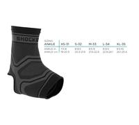 (M) Ankle Support Shock Doctor Compression Black Level 2 - New