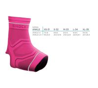 (M) Ankle Support Shock Doctor Compression Pink Level 2 - New
