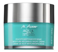 M. Asam AQUA INTENSE Night Cream (50ml) - Night Moisturiser with Hyaluronic Acid, Anti-Aging, Face Care for all Skin Types, Intensive Hydration & Regeneration