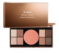 M. Asam Magic Finish Eyeshadow Palette - Pigmented eye make-up with 8 shades of eyeshadows & a blush, elegant case with large built-in make-up mirror, for every age & skin type, make-up set
