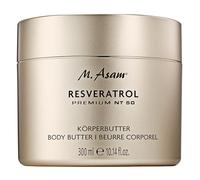 M. Asam Resveratrol Premium NT50 Body Butter (300ml) - Anti-aging Body Cream strengthens the skin’s protective barrier, moisturiser for a firm & smooth appearance, skin care