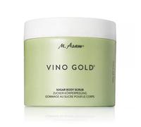 M. Asam VINO GOLD Sugar Body Scrub (600 g) - gently removes dead skin cells for instantly smoother & supple skin, with natural sugar crystals, grape seed oil & vitamin E, vegan skin care