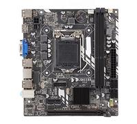 M-ATX Computer Motherboard, INTER H61M LGA 1155 Desktop Motherboard, Dual Channel DDR3 Gaming Motherboard with SATA2.0/PCI-E 8X/VGA+HDML, FOR INTER Core I7 I5 I3