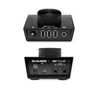 M-Audio AIR|HUB - USB / USB-C Desktop Audio Interface with Built-In 3-Port Hub and Software Suite