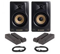 M-Audio Forty Sixty Active Studio Monitor Pair with Iso Pads and Cables
